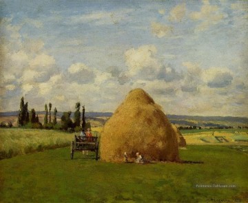  Hay Tableaux - la meule de foin pontoise 1873 Camille Pissarro